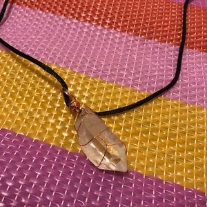 Crystal Wire Wrap Necklaces